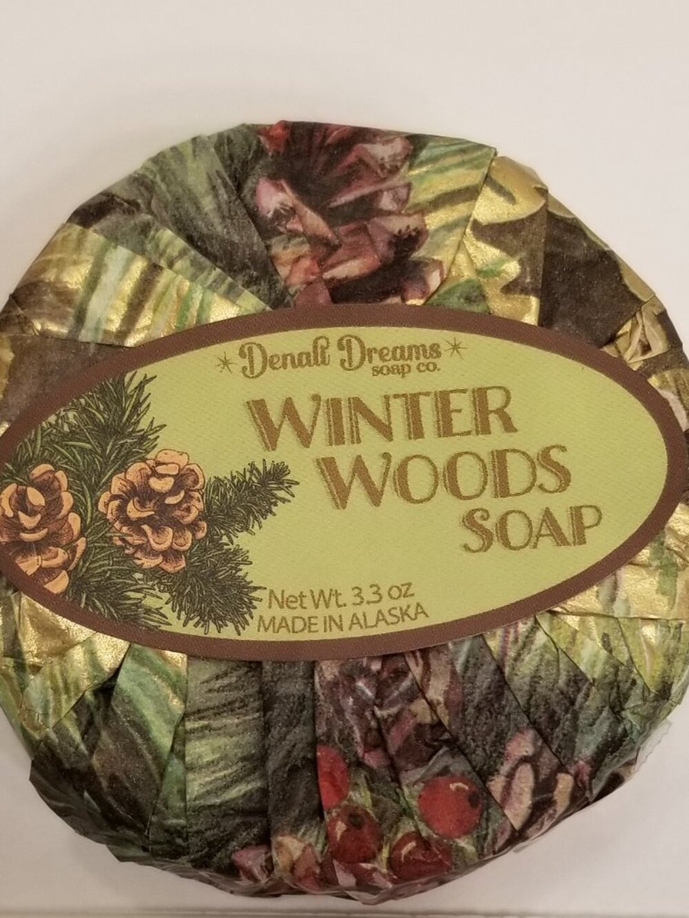 Denali Dreams Winter Woods fine handmade soap essential oils cedarwood patchouli